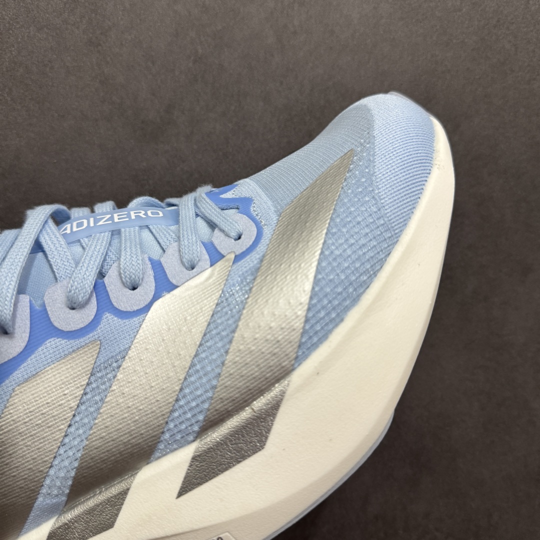 图片[5]-【公司级】Adidas Adizero Evo SL 阿迪超轻透气缓震跑鞋  整体外观造型与adiZero Adios Pro EVO 1非常相似 中底配置方面搭载全掌Lightstrike Pro 鞋面采用透气网面示人 契合日常训练鞋的定位 更加耐用 外底给到了马牌橡胶 及上代竞速旗舰adidas Adizero Adios Pro 3区域分布 货号： JS4453  尺码：36 36.5 37 38 38.5 39 40 40.5 41 42 42.5 43 44 44.5 45-选品中心