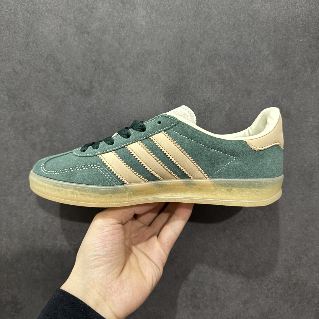 170  【正确版】AD Gazelle Indoor Trainers 羚羊内训系列低帮复古百搭休闲运动德训风板鞋 JH5402