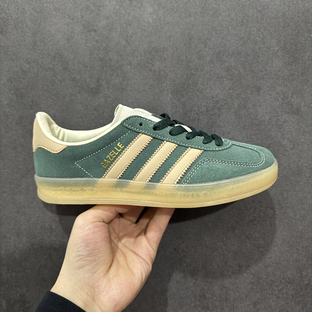 170  【正确版】AD Gazelle Indoor Trainers 羚羊内训系列低帮复古百搭休闲运动德训风板鞋 JH5402