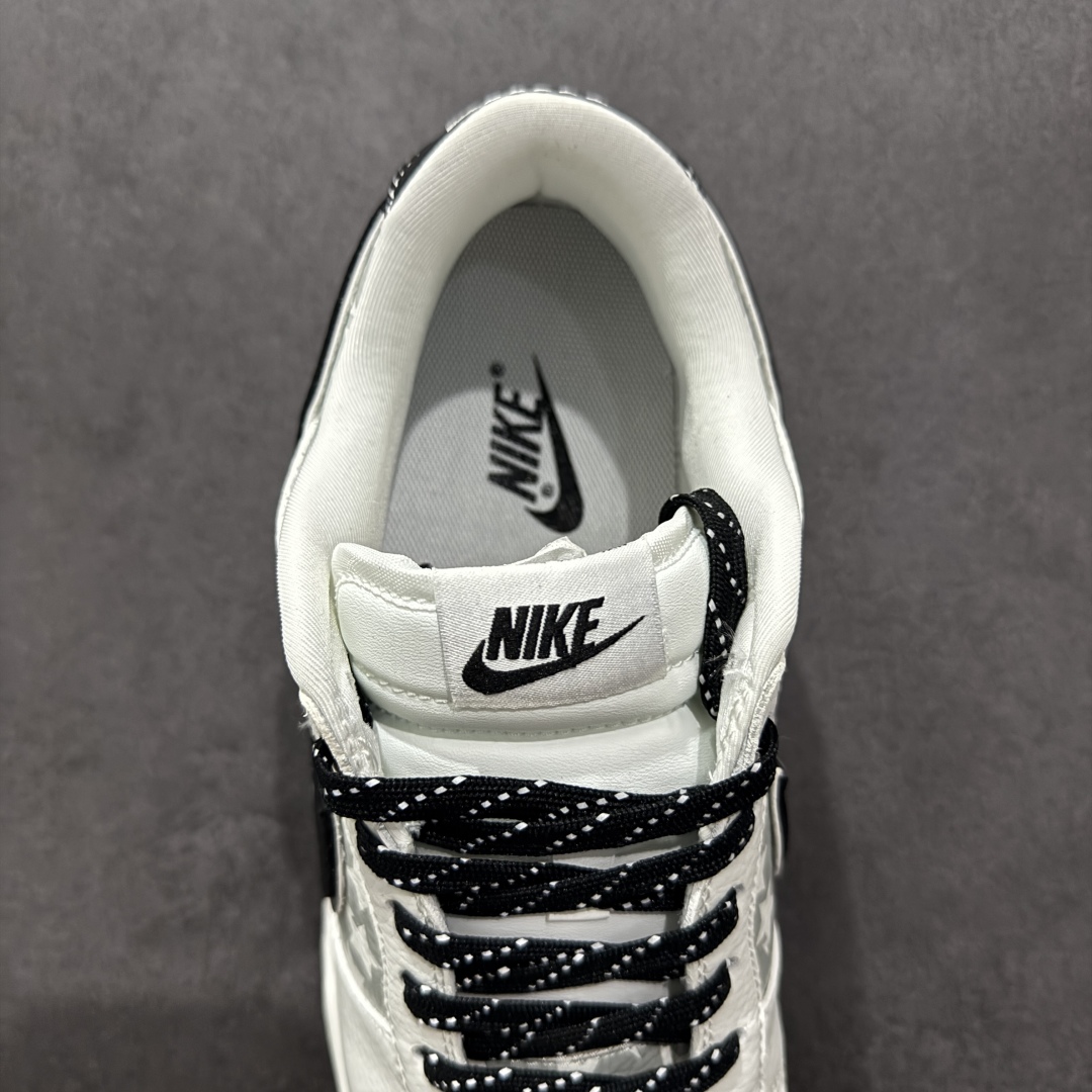 300  【定制版】Nike SB Dunk Low BAPE系列 五角星黑勾 周年高端定制 低帮休闲板鞋 CS1688-104