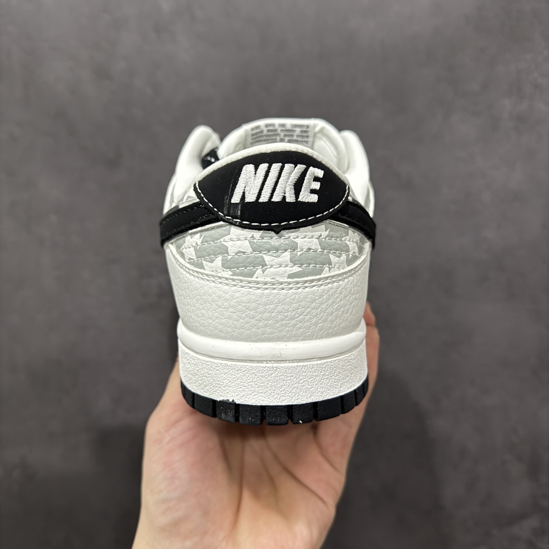 300  【定制版】Nike SB Dunk Low BAPE系列 五角星黑勾 周年高端定制 低帮休闲板鞋 CS1688-104