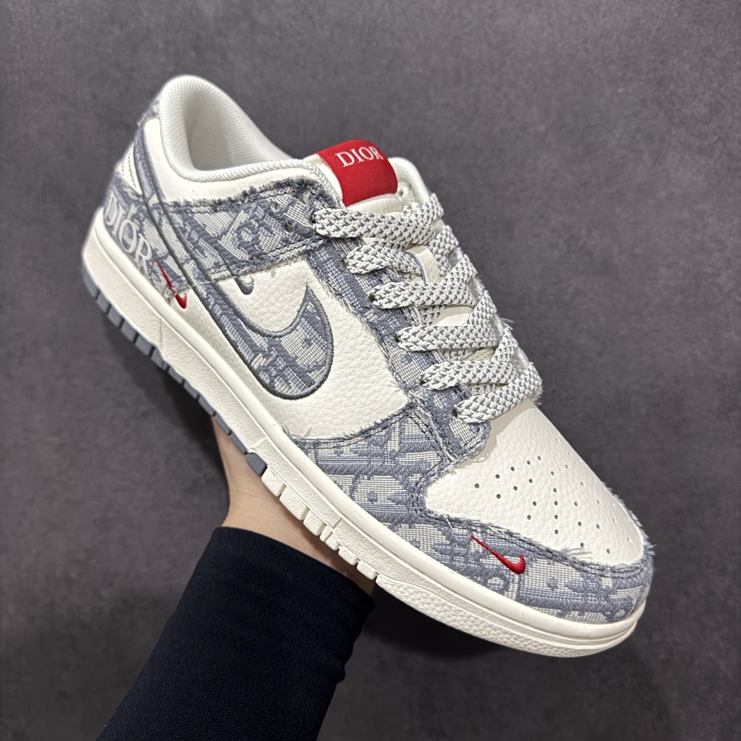 280  【定制版】Nike SB Dunk Low x DIOR 白灰蓝小钩  SJ2558-013