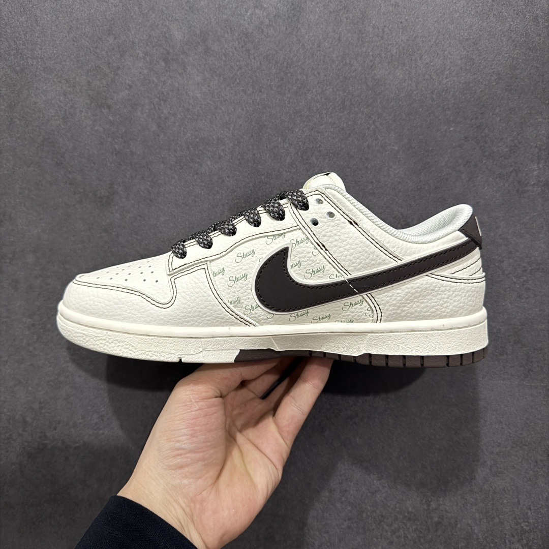 【定制版】Nike SB Dunk Low 斯图西联名 双拼红线 周年高端定制 低帮休闲板鞋 XS6089-536