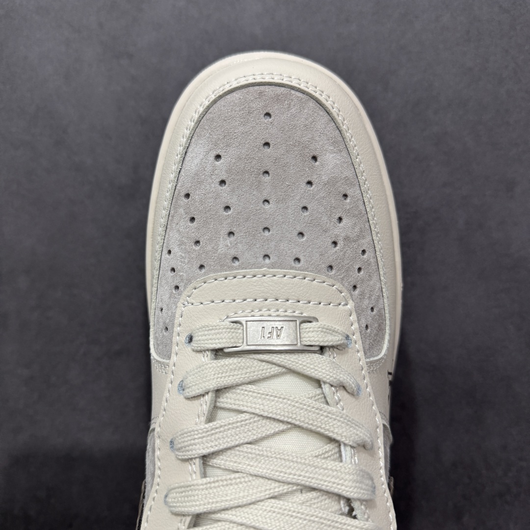 260  【定制版】Nike Air Force 1'07 Low LV联名 米棕红尾 空军一号低帮休闲板鞋 XX3168-129