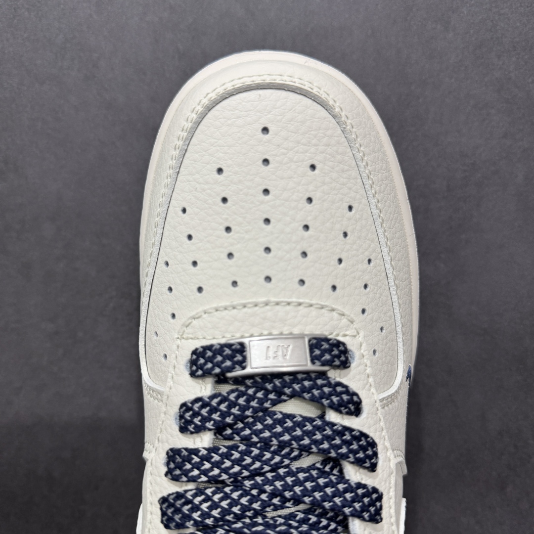 260  【定制版】Nike Air Force 1'07 Low 耐克联名 深蓝多小勾 空军一号低帮休闲板鞋 HH7518-047