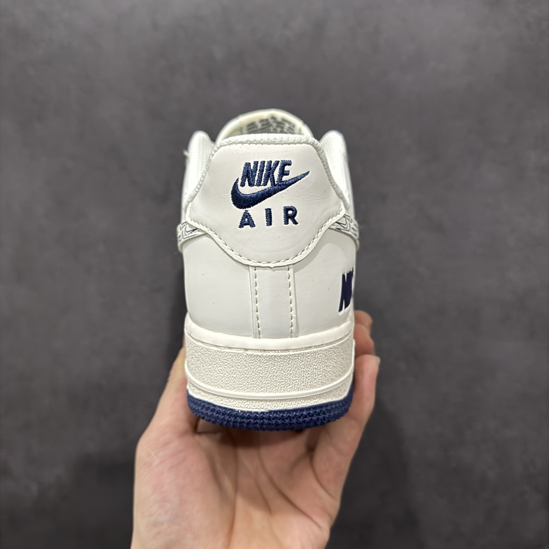 260  【定制版】Nike Air Force 1'07 Low 耐克联名 深蓝多小勾 空军一号低帮休闲板鞋 HH7518-047