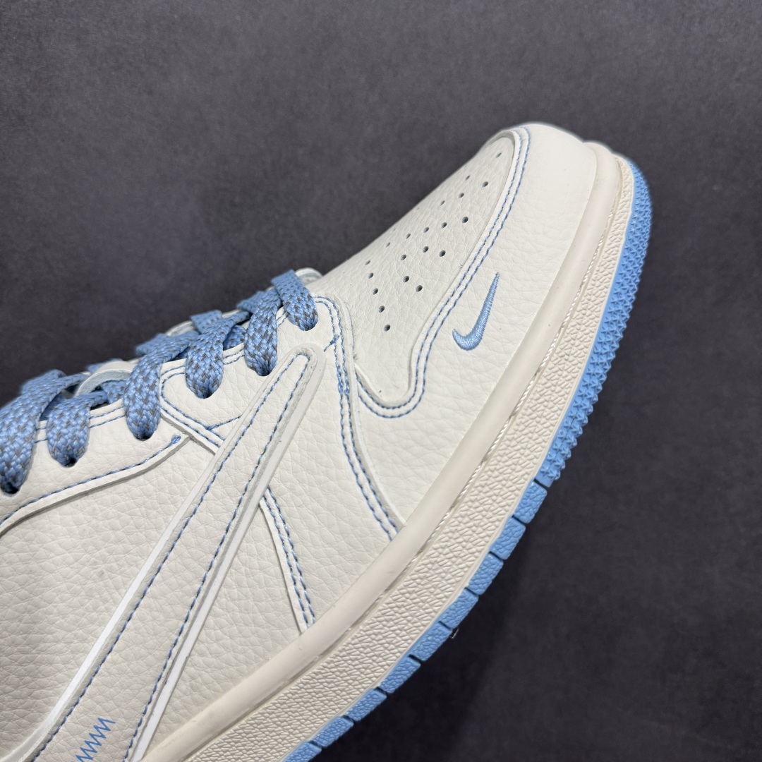 280  【定制版】Travis Scott x Fragment Design x Air Jordan 1 Low OG SP AJ1 乔1 斯图西联名 米蓝火焰 低帮文化休闲板鞋 ZH2598-229