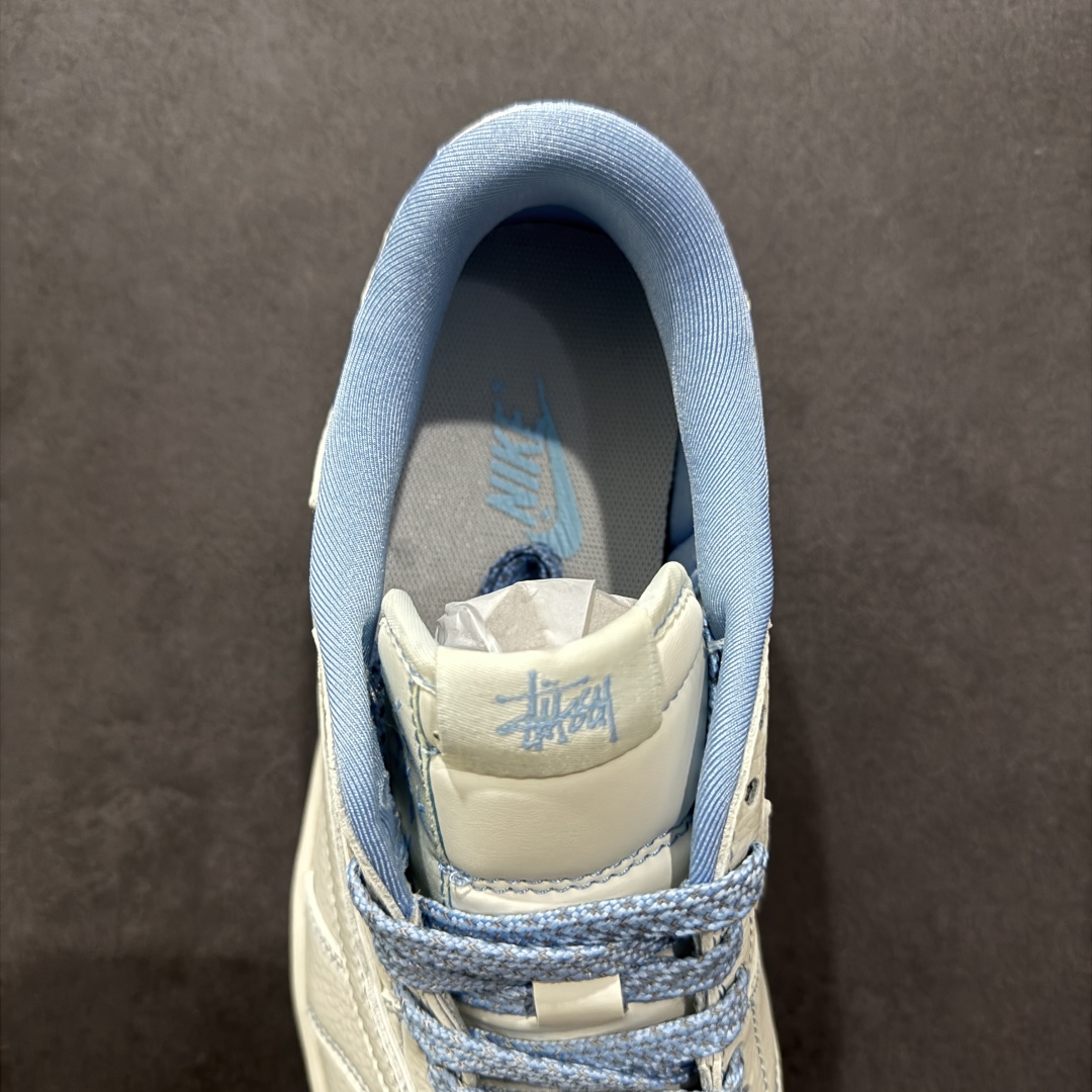 280  【定制版】Travis Scott x Fragment Design x Air Jordan 1 Low OG SP AJ1 乔1 斯图西联名 米蓝火焰 低帮文化休闲板鞋 ZH2598-229