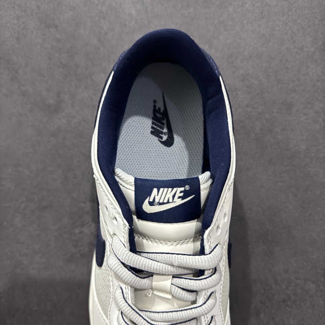 280  【定制版】Nike SB Dunk Low 联名三勾 奶白深蓝 周年高端定制 低帮休闲板鞋 SC9207-402