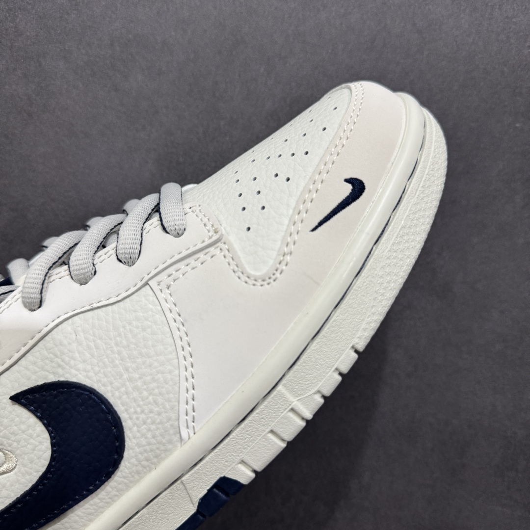 280  【定制版】Nike SB Dunk Low 联名三勾 奶白深蓝 周年高端定制 低帮休闲板鞋 SC9207-402