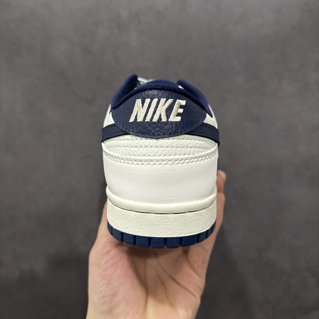 280  【定制版】Nike SB Dunk Low 联名三勾 奶白深蓝 周年高端定制 低帮休闲板鞋 SC9207-402