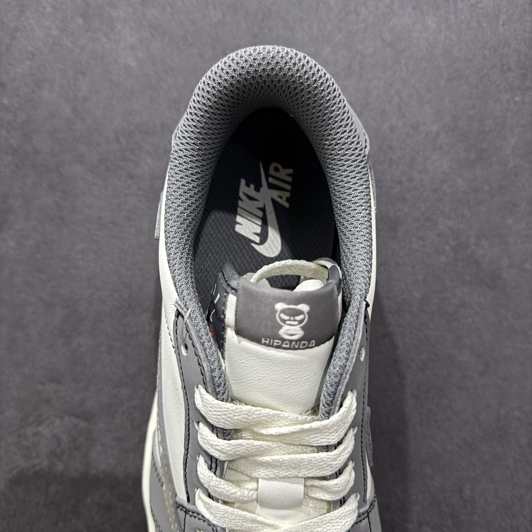 260  【定制版】Fragment x Travis Scott x Panda Air Jordan 1 Low 三方联名倒钩   XD1568-106