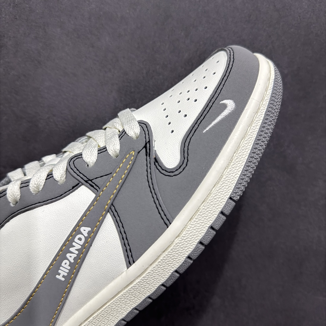 260  【定制版】Fragment x Travis Scott x Panda Air Jordan 1 Low 三方联名倒钩   XD1568-106