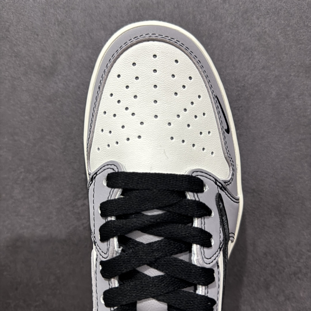 260   【定制版】Travis Scott x Fragment Design x Jordan Air Jordan 1 Low OG SP  “斯图西联名---奶白灰印刷”   XD1568-109