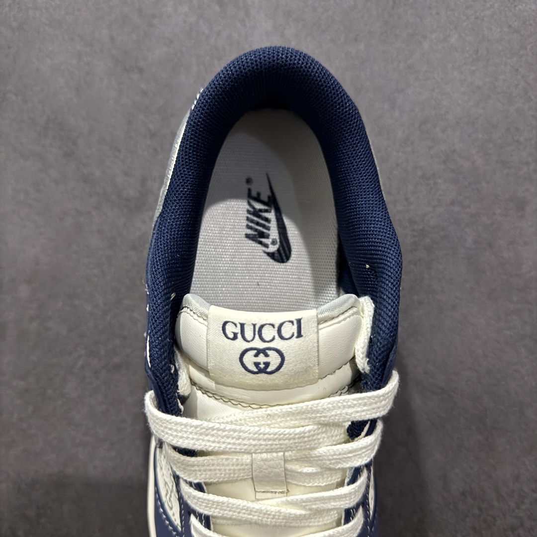 260   【定制版】Nike SB Dunk Low 古驰联名--- 奶白灰蓝印花 高端定制 低帮休闲板鞋   XD1588-202