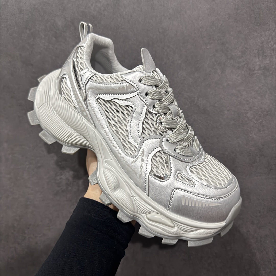 图片[3]-【公司级】GG-CC Chunky Low休闲时尚运动厚底增高老爹鞋系列 广东大厂出品 完美细节 25ss春季新款厚底增高 大长腿 时髦look轻松定格 不费力展现率性氛围 高档银盒 酷帅机能风不规则设计大底 双鞋带拼色造型设计 轻便舒适百搭 GGcc厚底增高不管怎么搭都好看~ 尺码： 35 36 37 38 39 40-选品中心