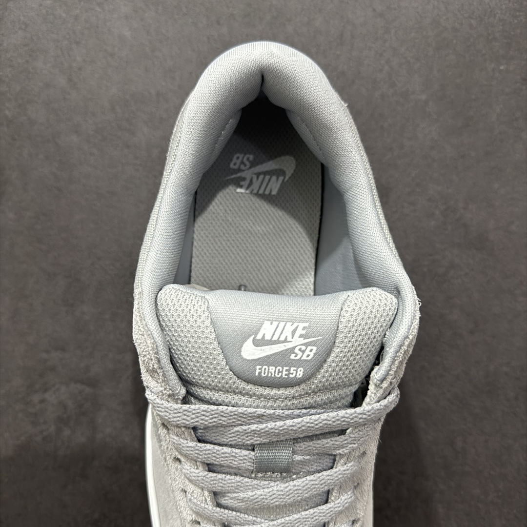 图片[7]-【纯原版】NK SB Force 58 空军58系列低帮休闲运动滑板板鞋 CZ2959-004 市面最高版出货 区别市场通货便宜版本 质感细节 中底鞋垫都不一样 欢迎对比 鞋面由帆布和麂皮拼接 层次感丰富 搭配硫化外底 耐磨耐穿 鞋舌及中底后跟处饰有SB Logo 表明鞋款身份 采用包边设计 经久耐穿 硫化结构则有效提升灵活性 穿上这款全新推出的创意力作 助你耀动街头 尺码：36 36.5 37.5 38 38.5 39 40 40.5 41 42 42.5 43 44 45-选品中心