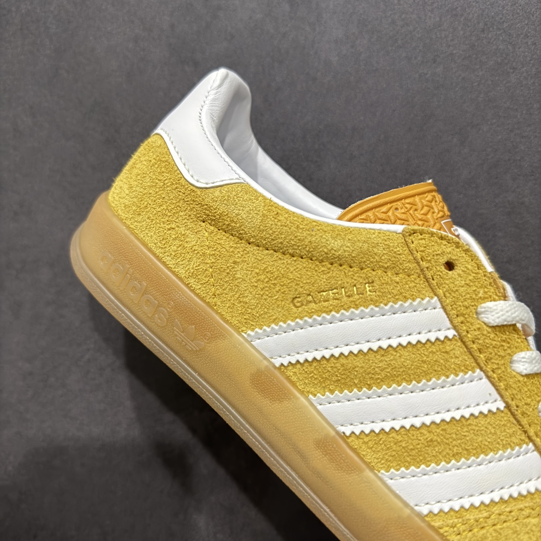 图片[6]-【GQ纯原福利】AD Original Gazelle Indoor 德训二代六色福利供应 之前高价零售特供批次 原厂定制长毛翻毛皮组合环保纤维革鞋面材质 内置环保海玻璃鞋垫 外置RB橡胶大底 产品品控稳定性领先行业 原厂全套原楦原纸板冲刀磨具开发 原厂皮料加持 原厂港宝加持定型后跟 尺码：35.5 36 36.5 37.5 38 38.5 39 40-选品中心