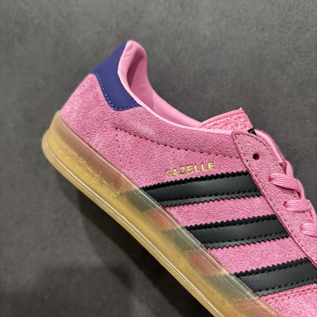 图片[6]-【GQ纯原福利】AD Original Gazelle Indoor 德训二代六色福利供应 之前高价零售特供批次 原厂定制长毛翻毛皮组合环保纤维革鞋面材质 内置环保海玻璃鞋垫 外置RB橡胶大底 产品品控稳定性领先行业 原厂全套原楦原纸板冲刀磨具开发 原厂皮料加持 原厂港宝加持定型后跟 尺码：35.5-44-选品中心