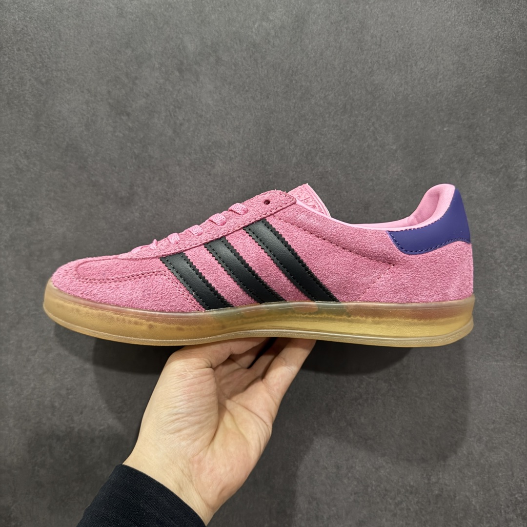 图片[2]-【GQ纯原福利】AD Original Gazelle Indoor 德训二代六色福利供应 之前高价零售特供批次 原厂定制长毛翻毛皮组合环保纤维革鞋面材质 内置环保海玻璃鞋垫 外置RB橡胶大底 产品品控稳定性领先行业 原厂全套原楦原纸板冲刀磨具开发 原厂皮料加持 原厂港宝加持定型后跟 尺码：35.5-44-选品中心