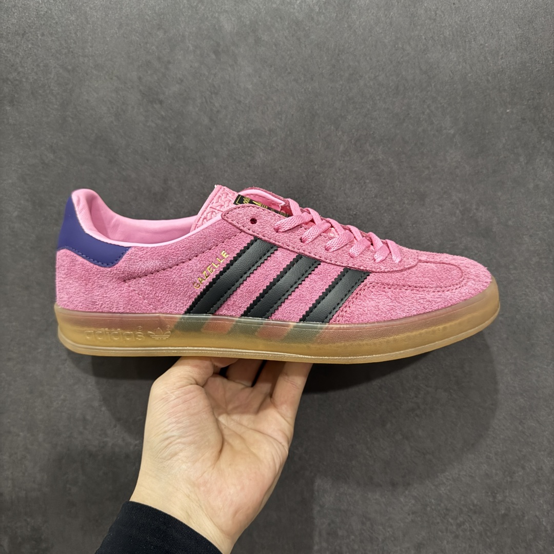 【GQ纯原福利】AD Original Gazelle Indoor 德训二代六色福利供应 之前高价零售特供批次 原厂定制长毛翻毛皮组合环保纤维革鞋面材质 内置环保海玻璃鞋垫 外置RB橡胶大底 产品品控稳定性领先行业 原厂全套原楦原纸板冲刀磨具开发 原厂皮料加持 原厂港宝加持定型后跟 尺码:35.5-44-选品中心