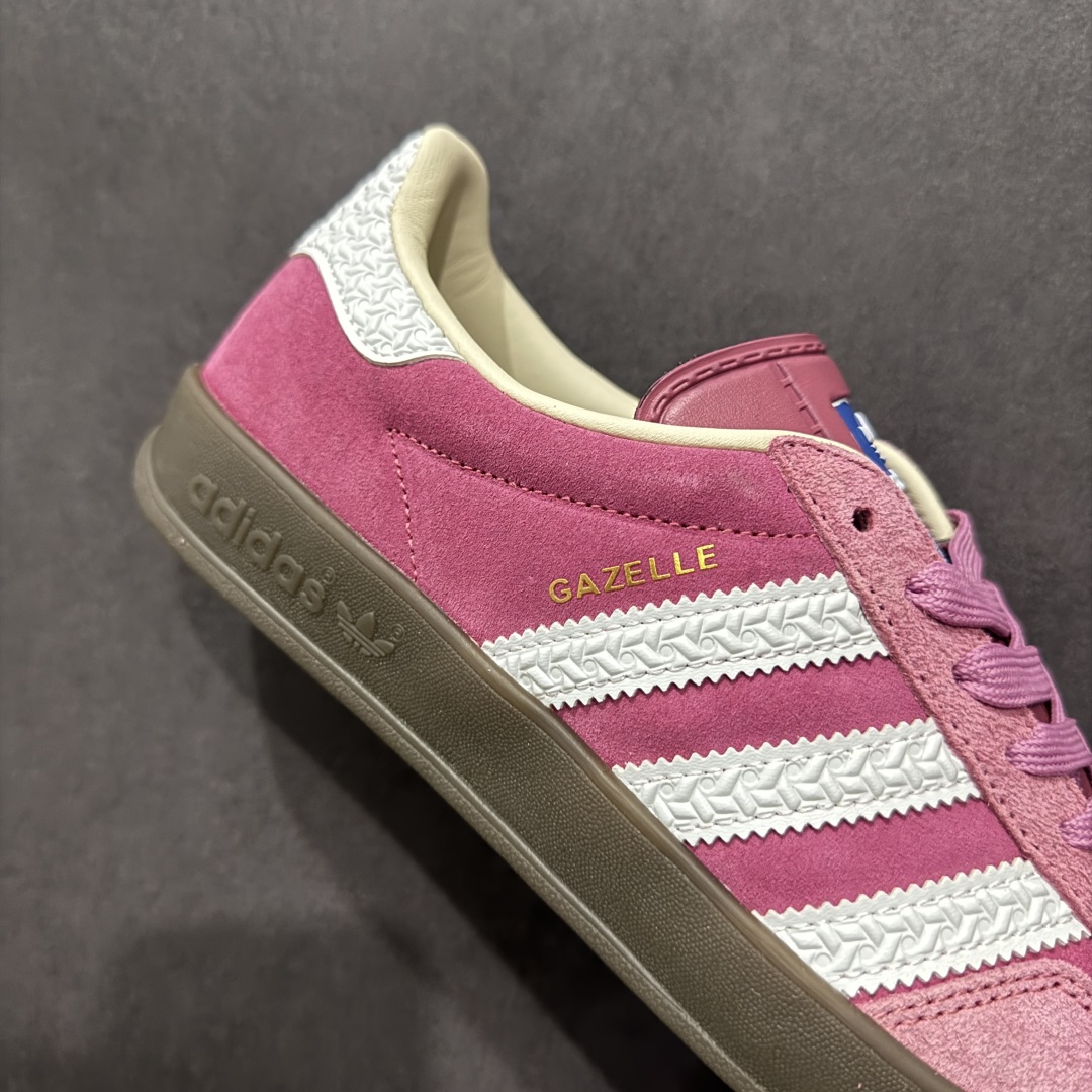 图片[6]-【GQ纯原福利】AD Original Gazelle Indoor 德训二代六色福利供应 之前高价零售特供批次 原厂定制长毛翻毛皮组合环保纤维革鞋面材质 内置环保海玻璃鞋垫 外置RB橡胶大底 产品品控稳定性领先行业 原厂全套原楦原纸板冲刀磨具开发 原厂皮料加持 原厂港宝加持定型后跟 尺码：35.5-44（38 42.5断）-选品中心