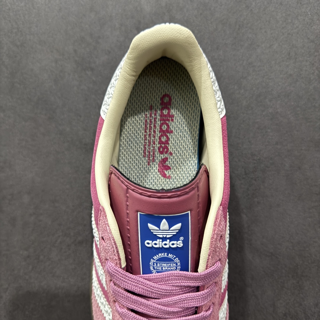 图片[7]-【GQ纯原福利】AD Original Gazelle Indoor 德训二代六色福利供应 之前高价零售特供批次 原厂定制长毛翻毛皮组合环保纤维革鞋面材质 内置环保海玻璃鞋垫 外置RB橡胶大底 产品品控稳定性领先行业 原厂全套原楦原纸板冲刀磨具开发 原厂皮料加持 原厂港宝加持定型后跟 尺码：35.5-44（38 42.5断）-选品中心