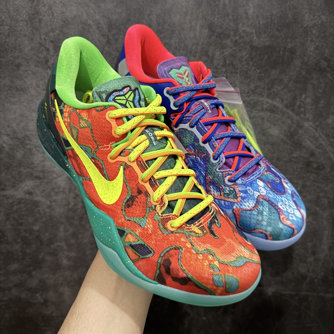 【GX纯原】Nike Kobe 8 Protro \”What The Kobe\” 舒适复古 防滑耐磨 低帮 篮球鞋 男女同款 橙蓝 2025版 HM9621-900 完美复刻公司货 React科技鞋垫加持 实战配置直接拉满 原楦纸板开发 鞋身流线型、后跟塑形 区分土肥圆 原厂针织鞋面一针一线匹配原版 全身鞋材卡料色独家定制 唯一万针立体刺绣SWOOSH 真实底模最大50.5 实战利器 专供海外市场 独立原厂模具 首批不拼图大几率过验 亲测已过 支持各种高强度实战 无需担心 补货周期极长 脚宽建议买大半码 科比系列前掌偏窄 支持七天无理由退换 尺码： 40 40.5 41 42 42.5 43 44 44.5 45 45.5 46 47.5 48.5 49.5 50.5-选品中心