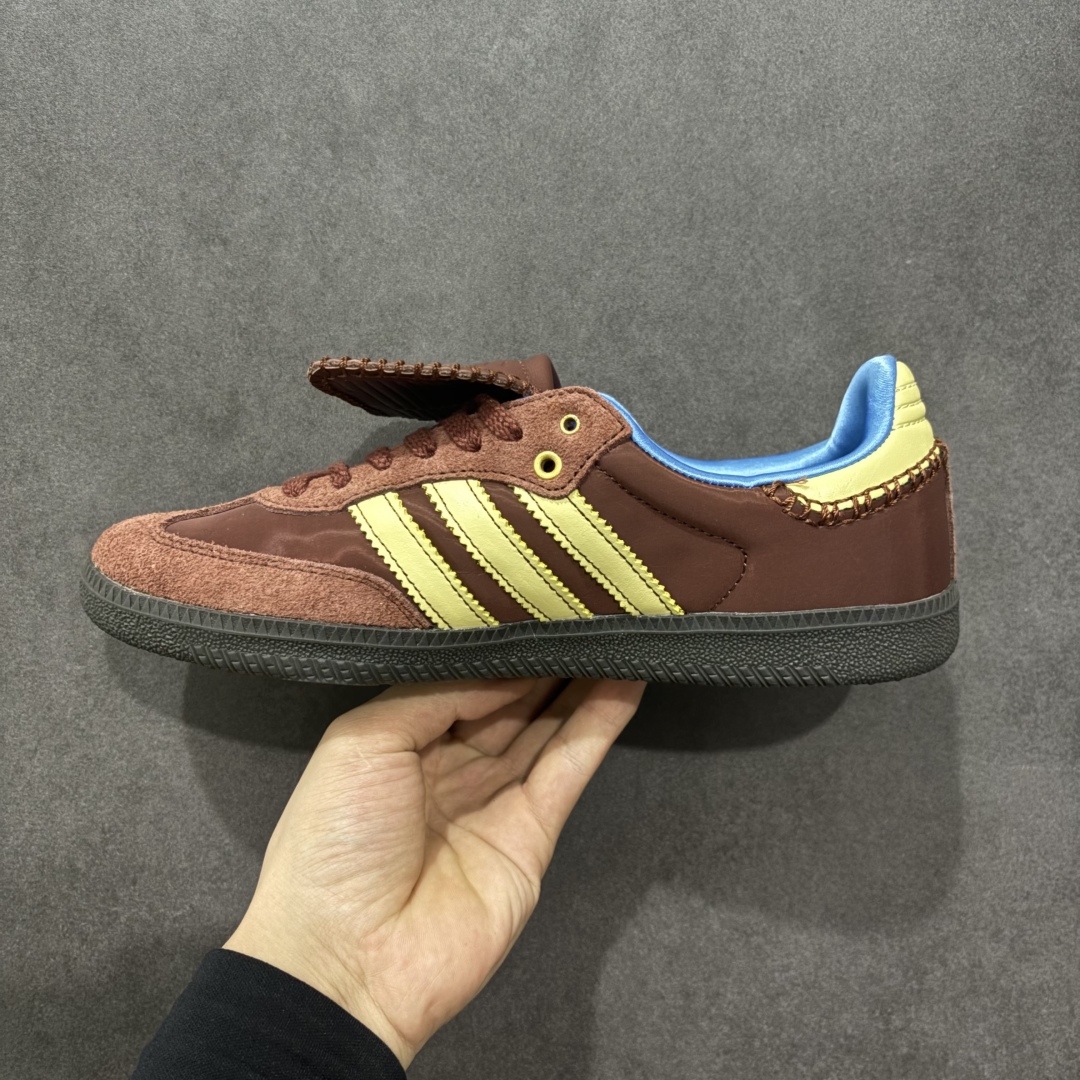 图片[3]-【GQ纯原福利】AD Original Gazelle Indoor 德训二代六色福利供应 之前高价零售特供批次 原厂定制长毛翻毛皮组合环保纤维革鞋面材质 内置环保海玻璃鞋垫 外置RB橡胶大底 产品品控稳定性领先行业 原厂全套原楦原纸板冲刀磨具开发 原厂皮料加持 原厂港宝加持定型后跟 尺码：36-44-选品中心