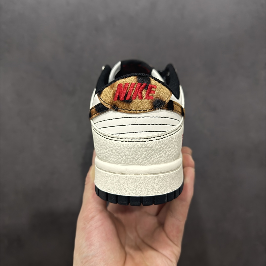 280  【定制版】Nike SB Dunk Low Supreme联名 豹纹 周年高端定制 低帮休闲板鞋 ZH2598-269