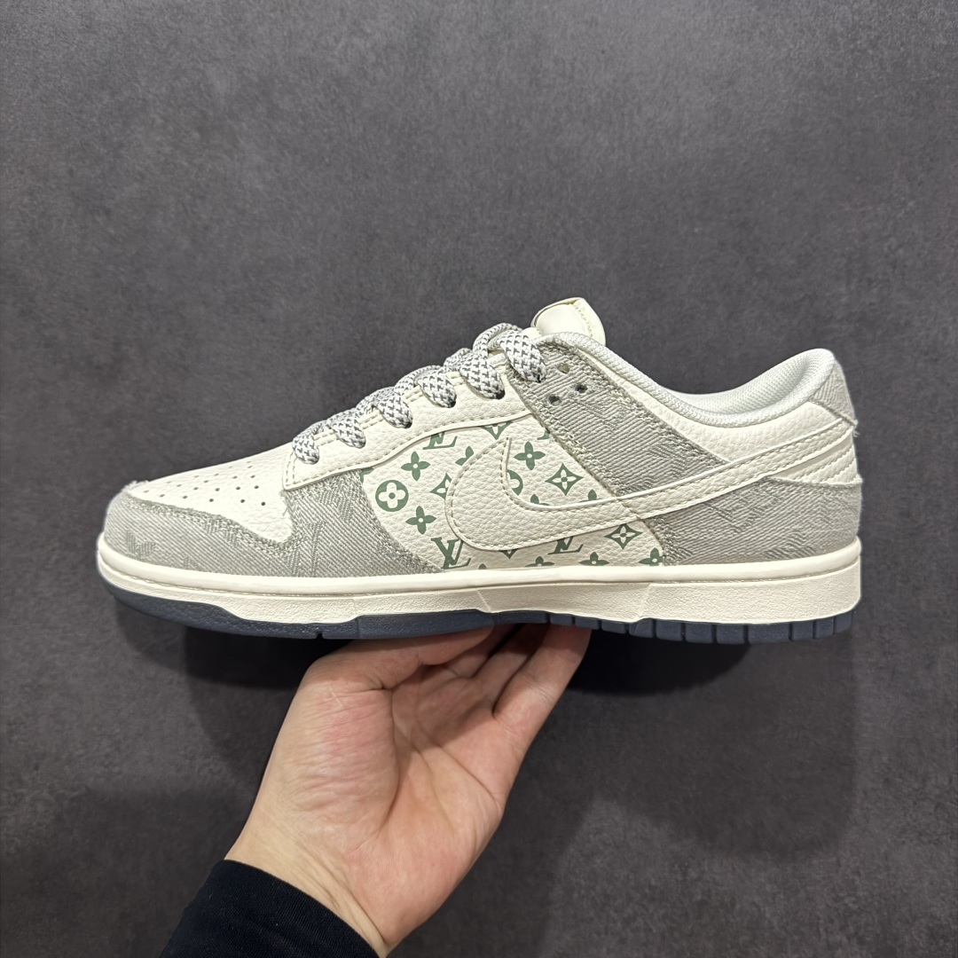 280 正常 【定制版】Nike SB Dunk Low LV联名 米灰牛仔布 周年高端定制 低帮休闲板鞋 XX3168-141