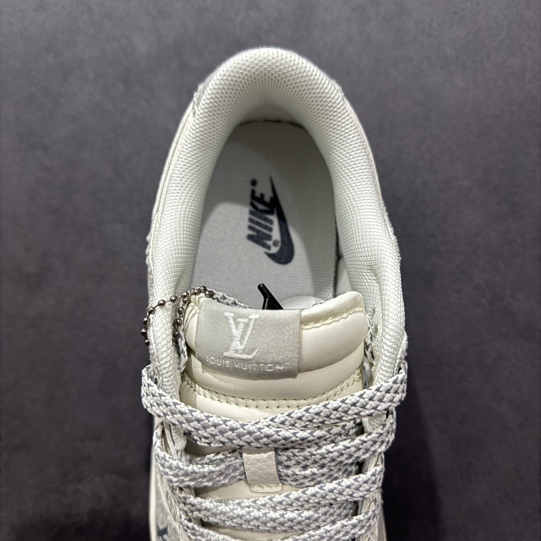 280 正常 【定制版】Nike SB Dunk Low LV联名 米灰牛仔布 周年高端定制 低帮休闲板鞋 XX3168-141