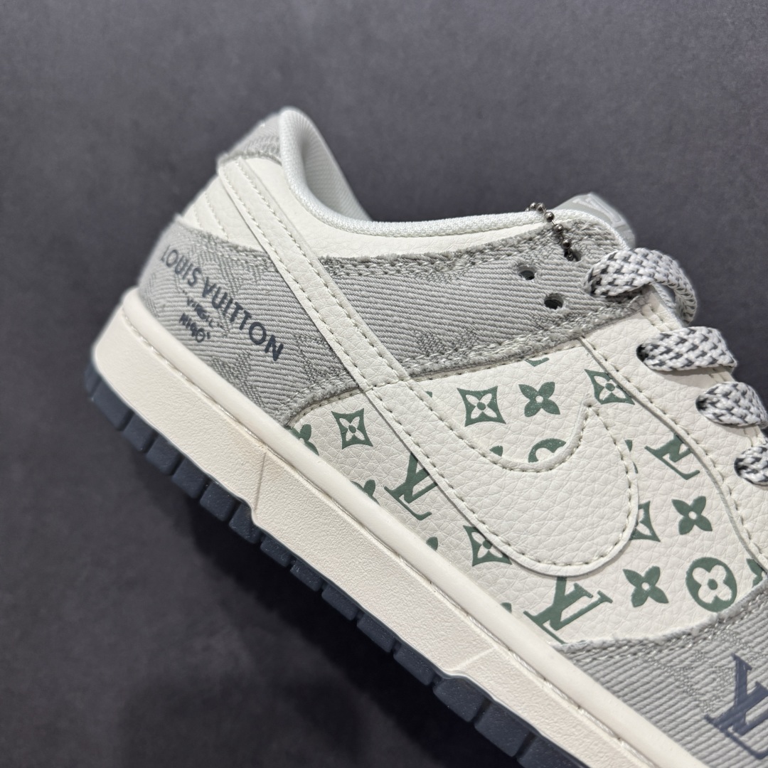 280 正常 【定制版】Nike SB Dunk Low LV联名 米灰牛仔布 周年高端定制 低帮休闲板鞋 XX3168-141