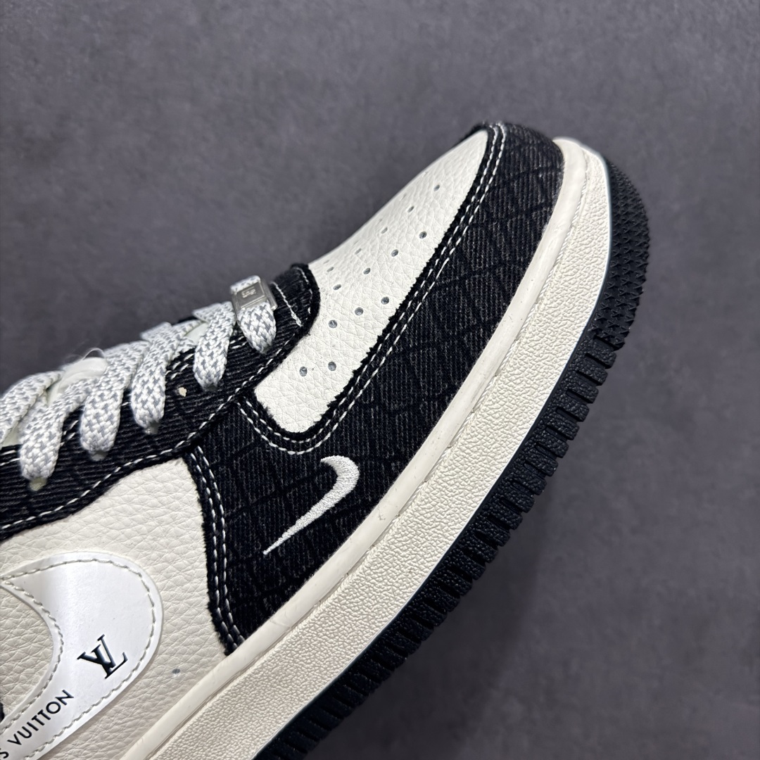 260  【定制版】NIke Air Force 1 '07 Low “LV联名——牛仔黑布”空军一号 低帮 运动鞋  XS1958-550