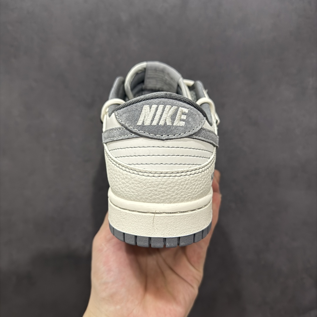 300   【定制版】Nike SB Dunk Low 北面系列 绑带米白灰勾 周年高端定制 低帮休闲板鞋 YX5066-285