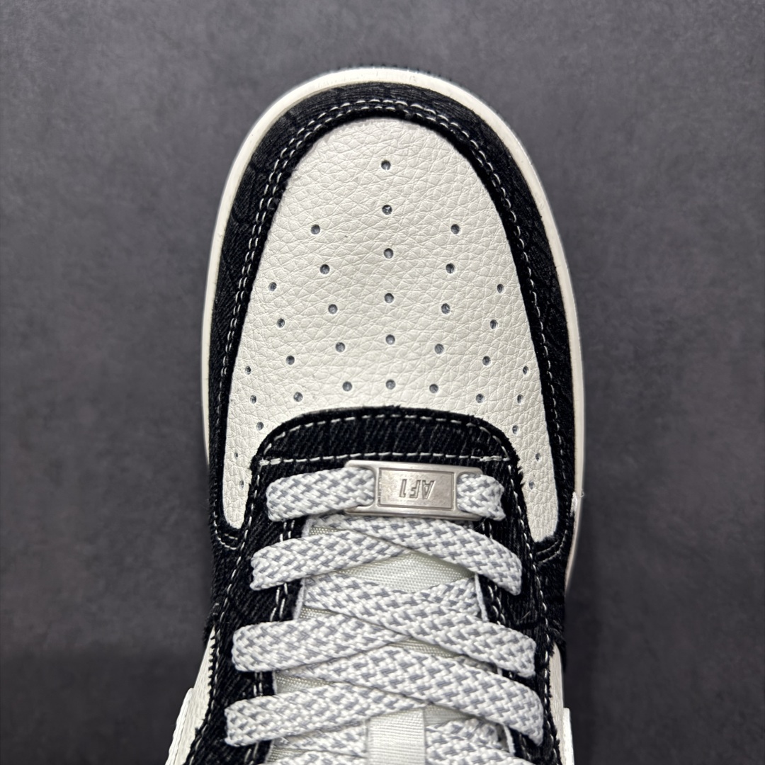 260  【定制版】NIke Air Force 1 '07 Low “LV联名——牛仔黑布”空军一号 低帮 运动鞋  XS1958-550