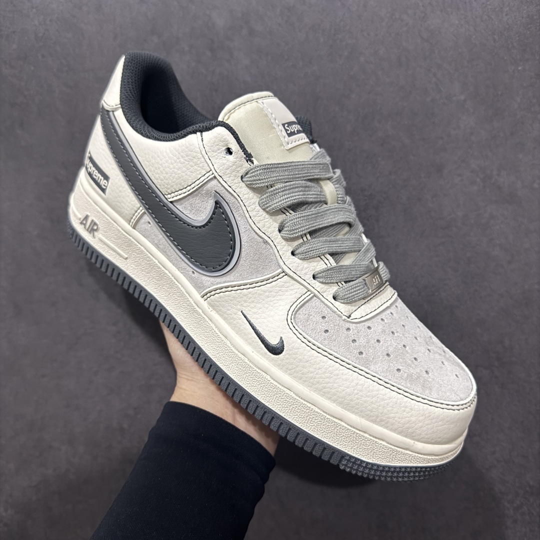 260  【定制版】NIke Air Force 1 '07 Low “Supreme联名——猪八灰底”空军一号 低帮 运动鞋  XZ6188-367