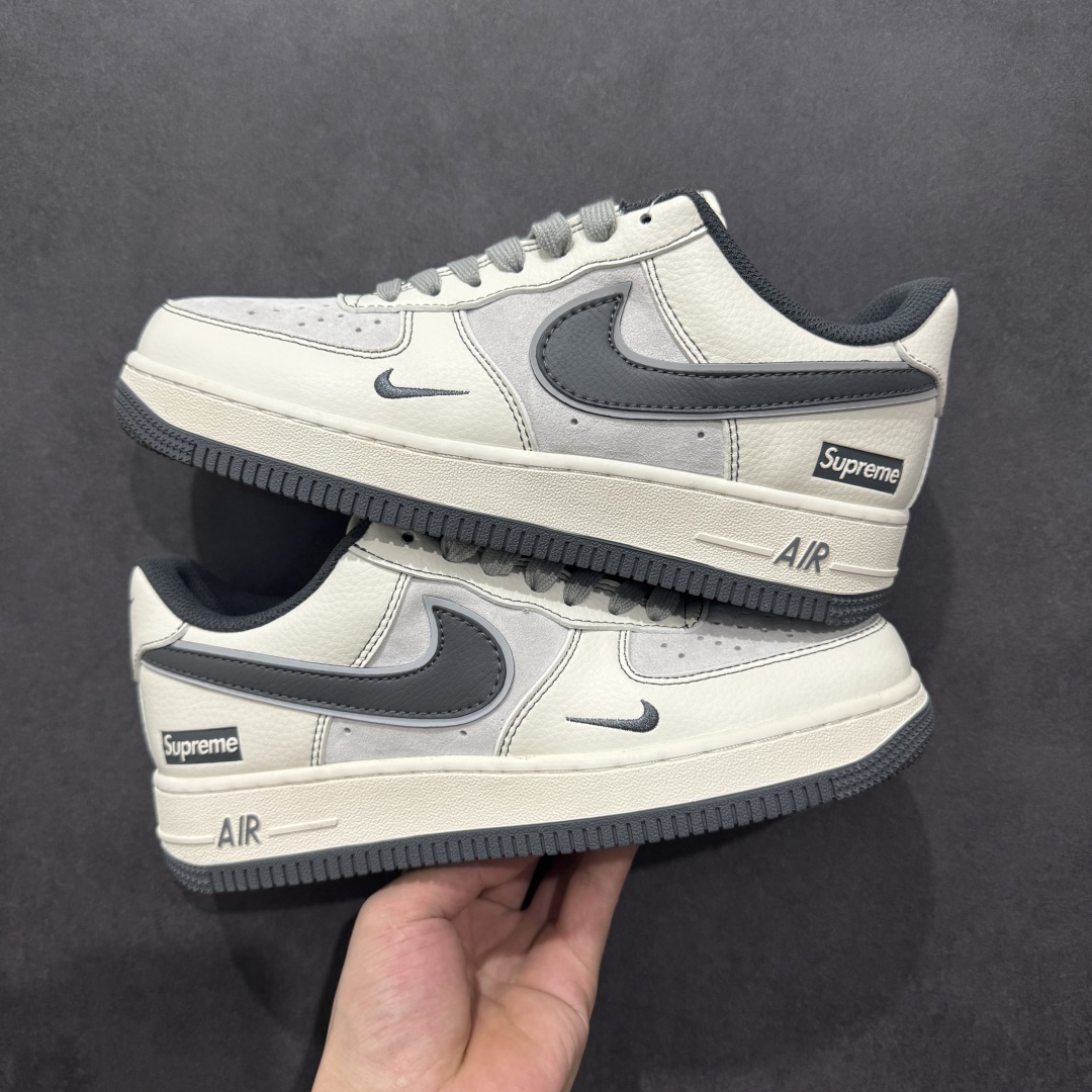 260  【定制版】NIke Air Force 1 '07 Low “Supreme联名——猪八灰底”空军一号 低帮 运动鞋  XZ6188-367