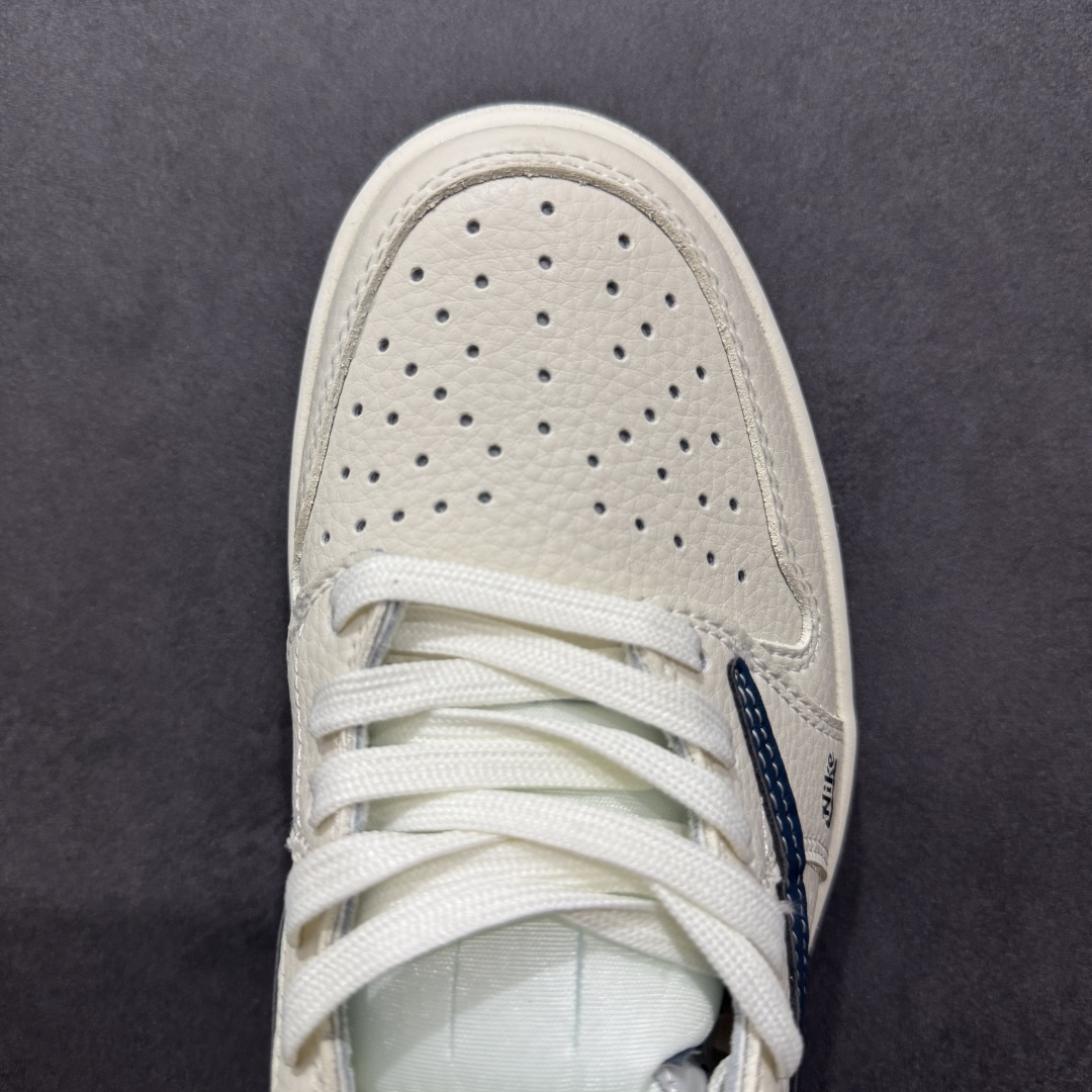 【定制版】Travis Scott x Fragment Design x Air Jordan 1 Low OG SP AJ1 乔1 古驰联名 绿红条纹勾 低帮文化休闲板鞋 XS2024-027