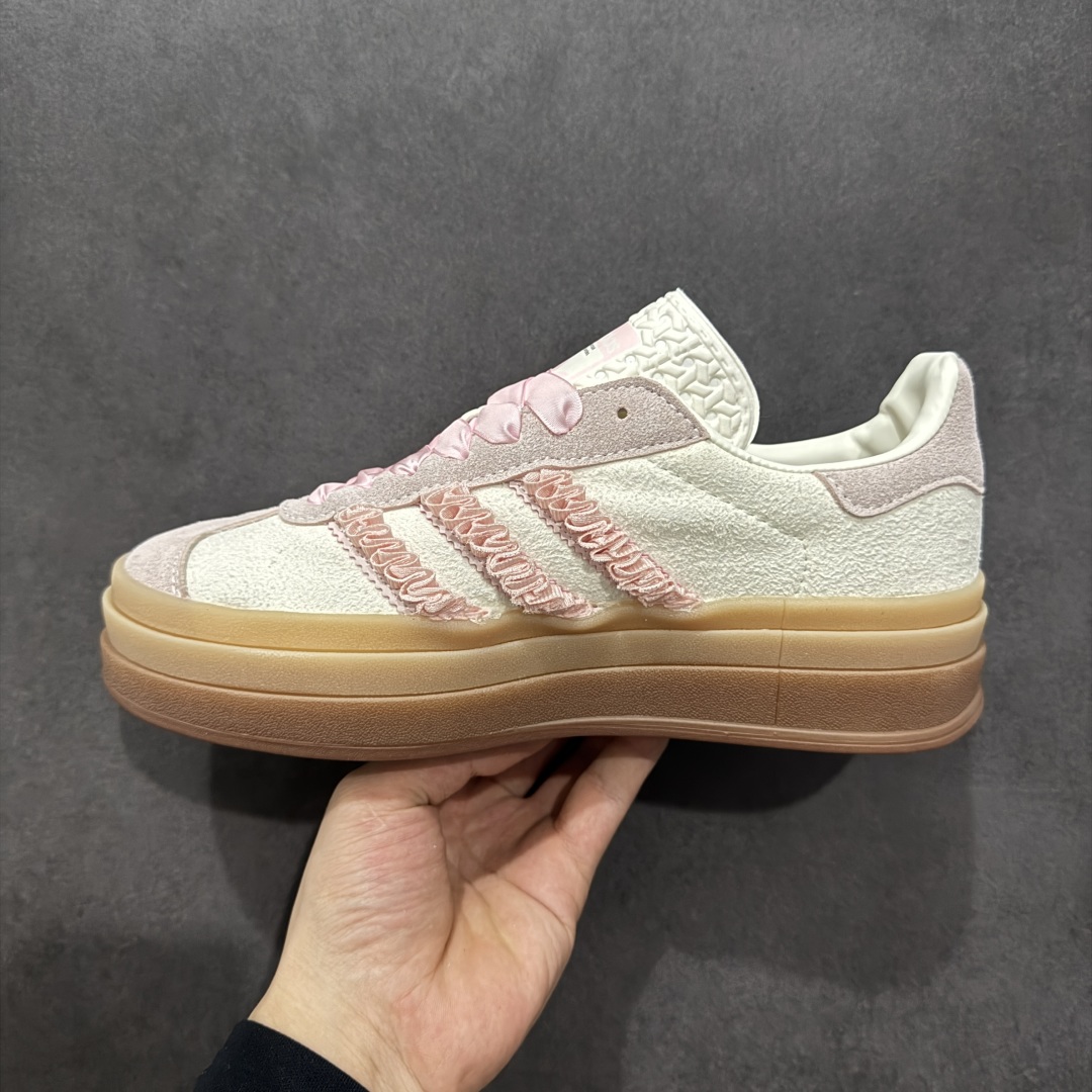180  AD Originals Gazelle Bold  W 三层底低帮耐磨厚底增高板鞋   JR8374