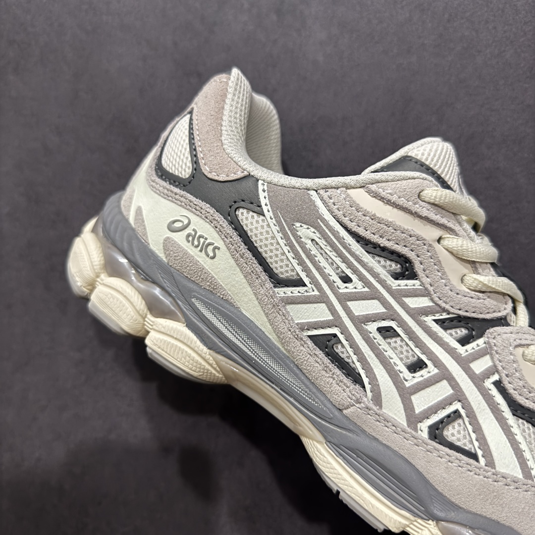 图片[6]-【公司级】Asics Gel-NYC复古单品 亚瑟士ASICSTIGER秋季新款休闲鞋 厚底街头运动休闲鞋 ASICS亚瑟士推出全新GEL-NYC，彰显纽约都市活力 这次的新系列融入了多个版本GEL的经典设计风格，广受好评。其设计灵感来源于GEL-NIMBUS 3,GEL-MC PLUS V 和 GEL-CUMULUS 16 这些往日经典鞋款。GEL-NYC使用GEL-CUMULUS 16鞋款的鞋楦设计,展现了独特的现代化美学。鞋底采用了轻质发泡材料,并在后跟和前掌处采用了ASICS亚瑟士核心科技——GEL缓震胶,赋予鞋款强大的缓冲性能,提供了更柔软舒适的穿着体验。而在原有设计的启发之上,此次鞋款采用更贴合当今潮流趋势的材料和创新技术,展现出纽约充满活力的都市精神。 尺码：37-45-选品中心