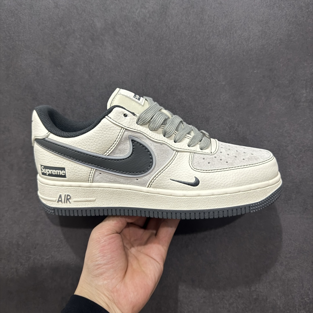 260  【定制版】NIke Air Force 1 '07 Low “Supreme联名——猪八灰底”空军一号 低帮 运动鞋  XZ6188-367