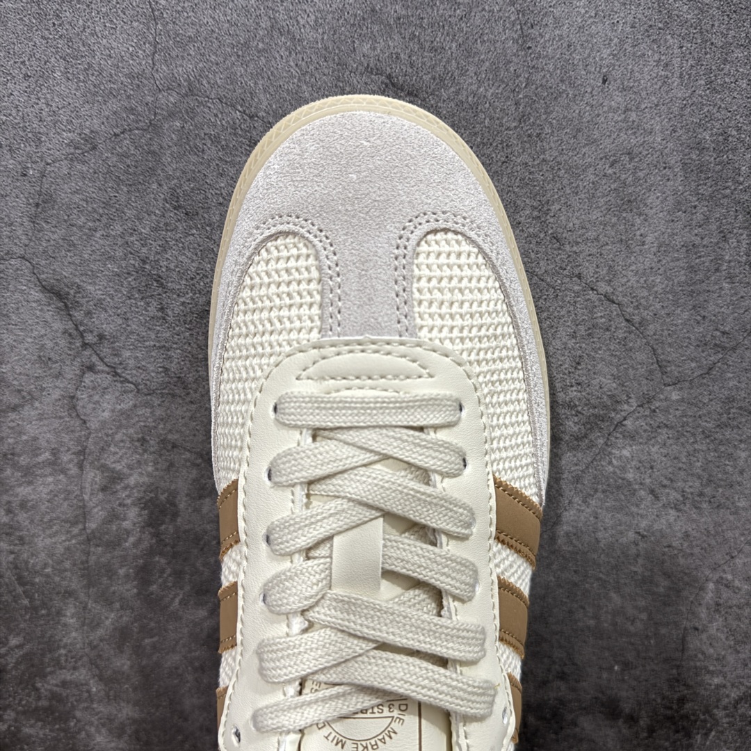  
【正确版】Adidas Samba  桑巴舞街头系列德训运动板鞋 
采用固色翻毛皮组合牛剖革鞋面材质
