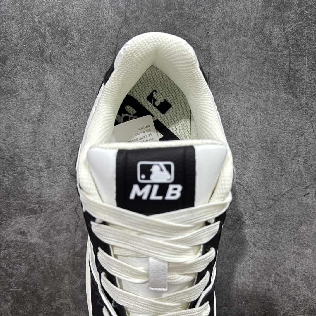  
【纯原订单】MLB Chunky Liner Basic NY复古印花学长鞋系列低帮轻量增高厚底百搭