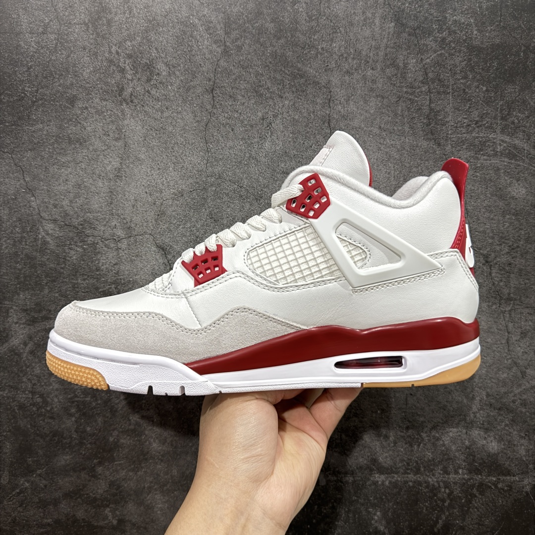 500  【OG纯原】NK SB x Air Jordan AJ4 联名白红 DR5415-106