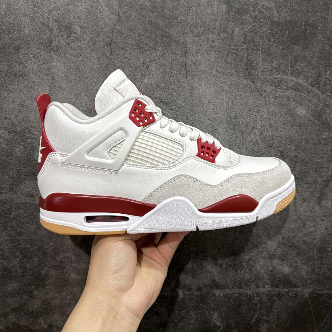 500  【OG纯原】NK SB x Air Jordan AJ4 联名白红 DR5415-106