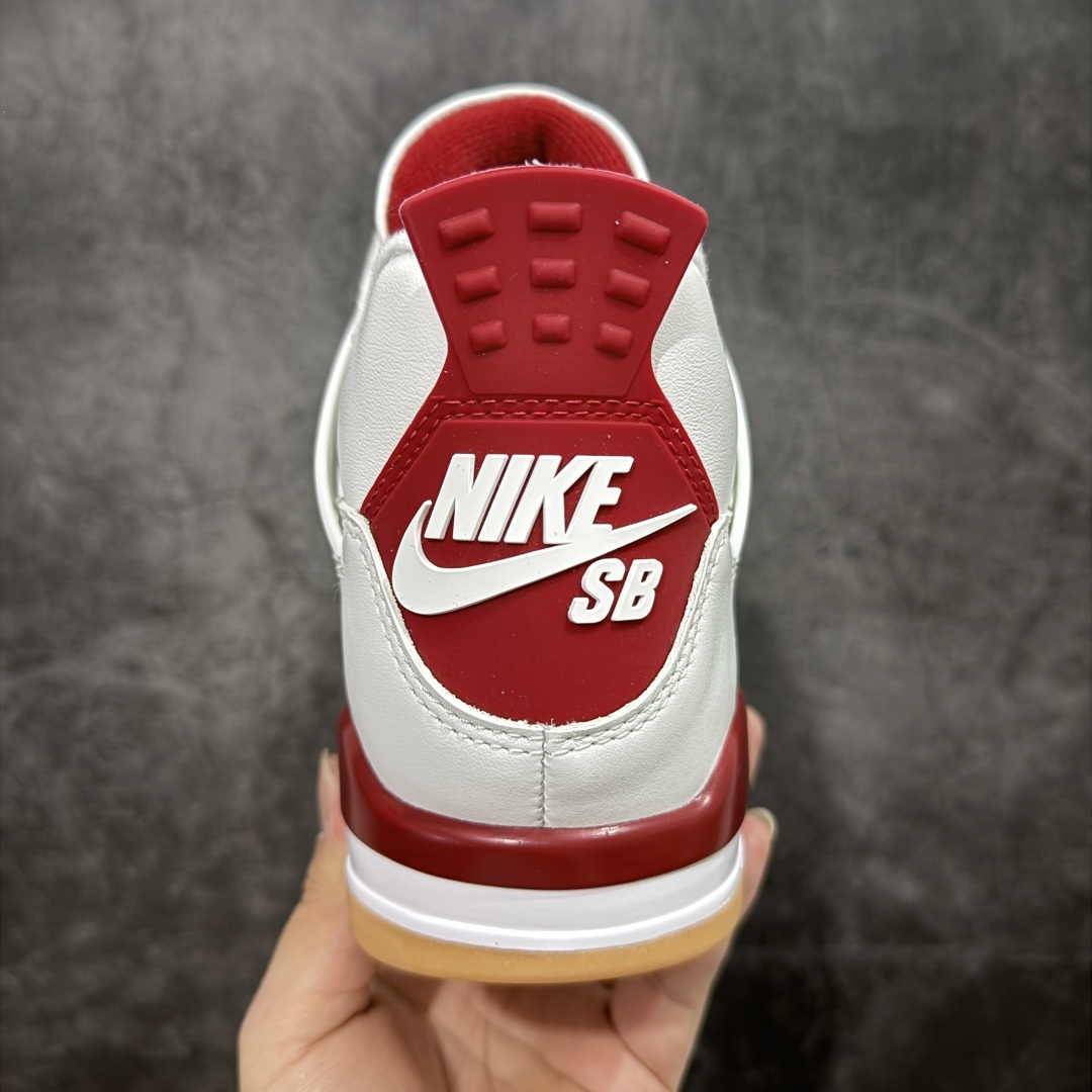 500  【OG纯原】NK SB x Air Jordan AJ4 联名白红 DR5415-106