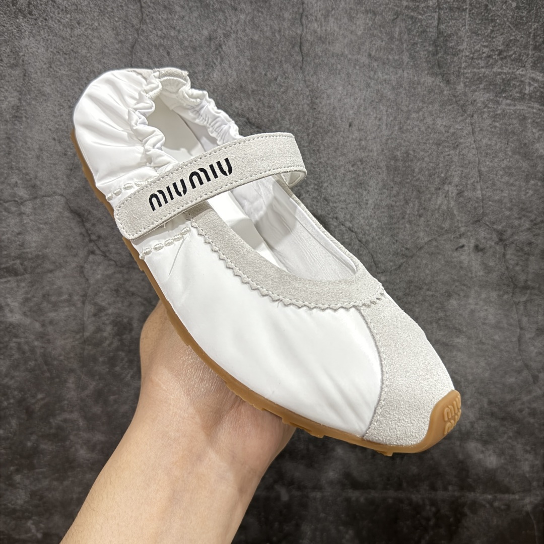 280  【广东纯原版本】MiuMiu/缪缪25ss早春走秀新款一脚蹬懒人鞋玛丽珍芭蕾舞鞋