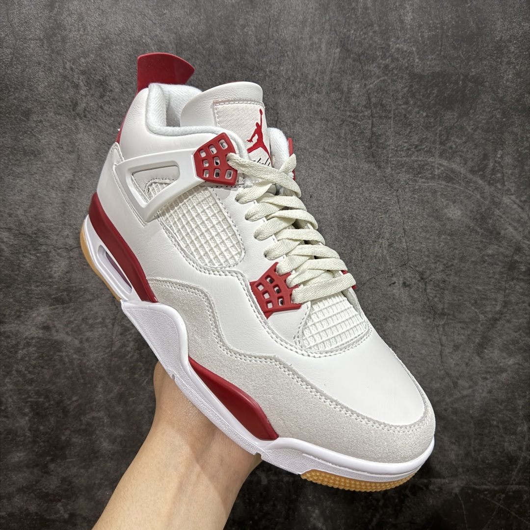 380  【原厂版】NK SB x Air Jordan AJ4 联名白红 DR5415-106