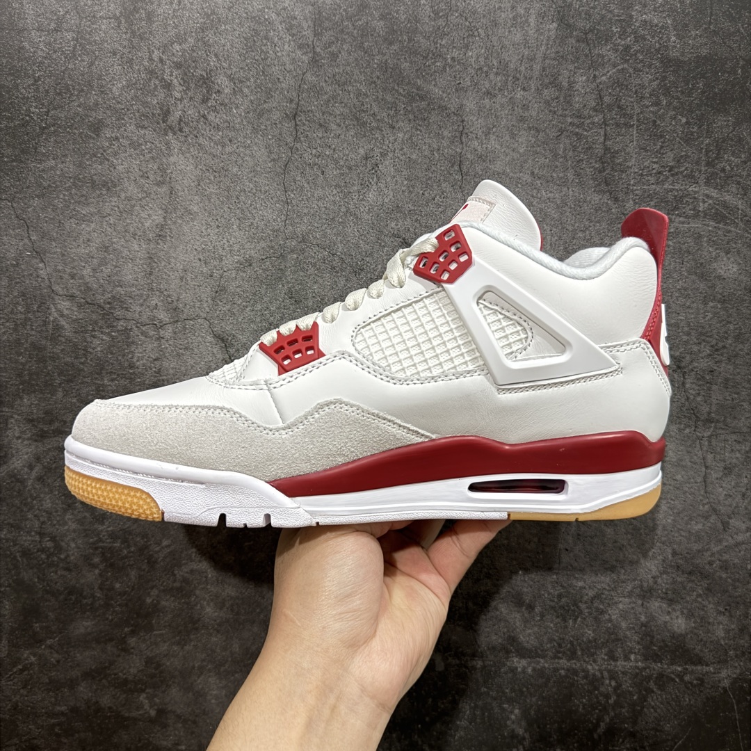 380  【原厂版】NK SB x Air Jordan AJ4 联名白红 DR5415-106